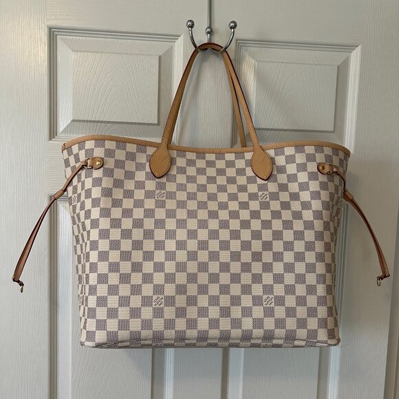 LOUIS VUITTON Neverfull GM Damier Azur (EUC) - Picture 7 of 10